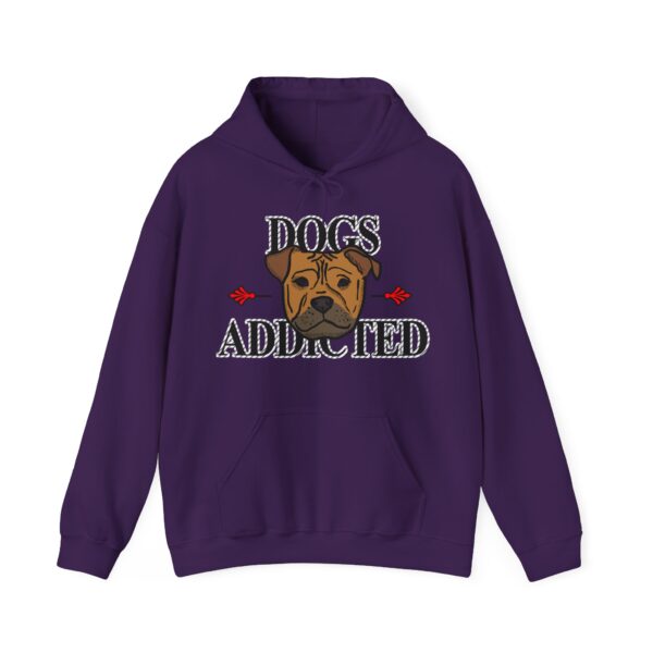 Dogs Addicted: Hooded Sweatshirt - Image 6