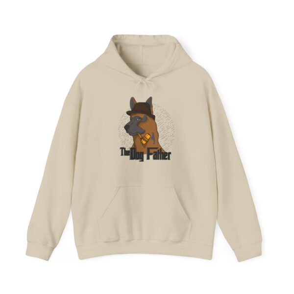 Stylish Print for Father of Dog : Men's Graphic printed Hooded Sweatshirt - Image 5