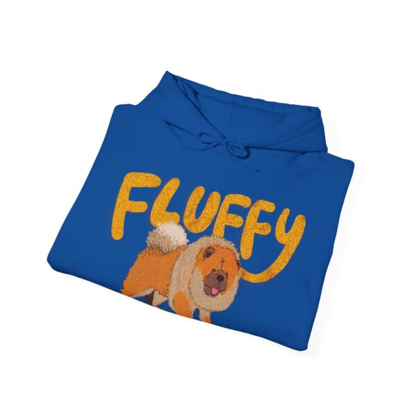 Fluffy Dog: Women's Hooded Sweatshirt - Image 12