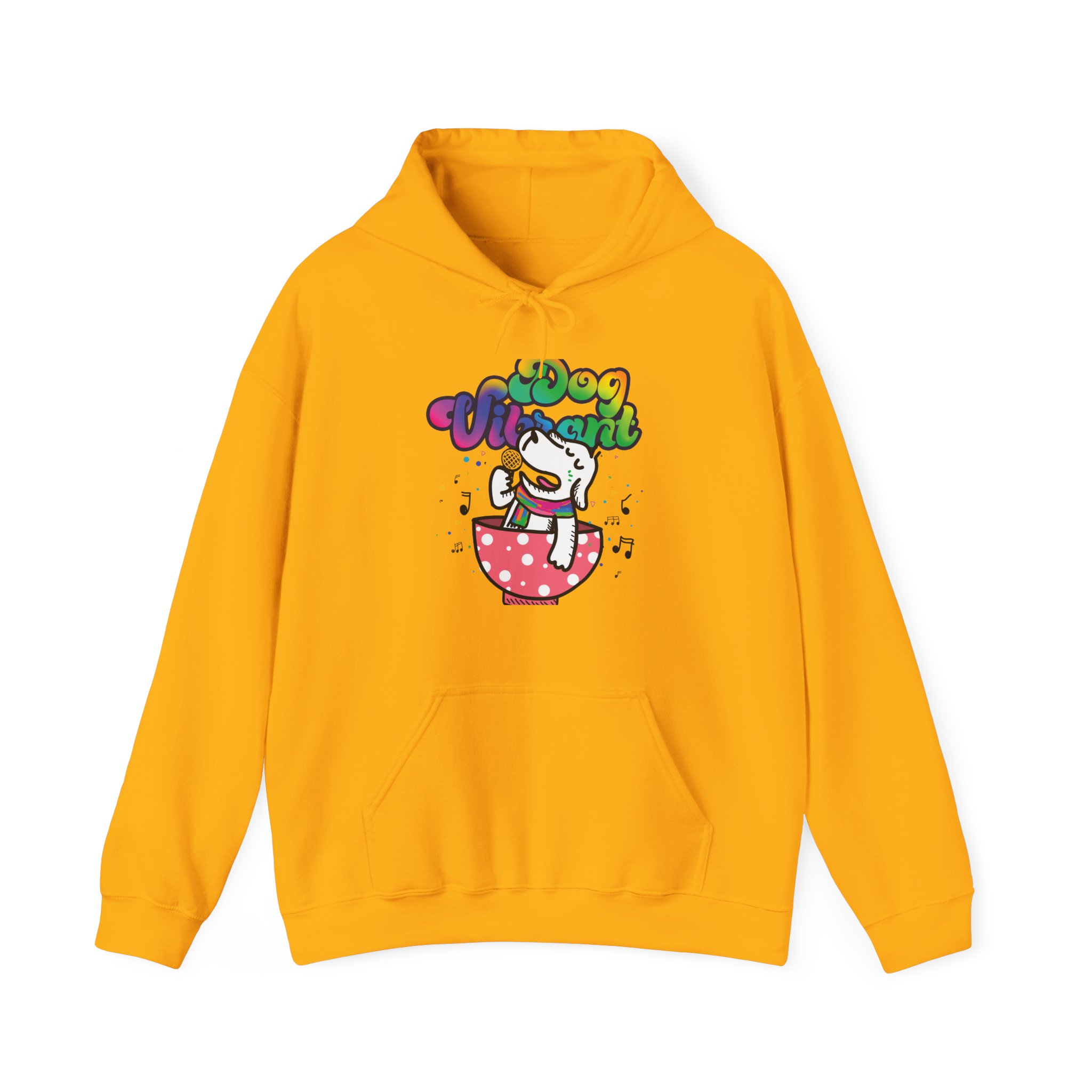 Dog Vibrant: Women's Hooded Sweatshirt - Image 5