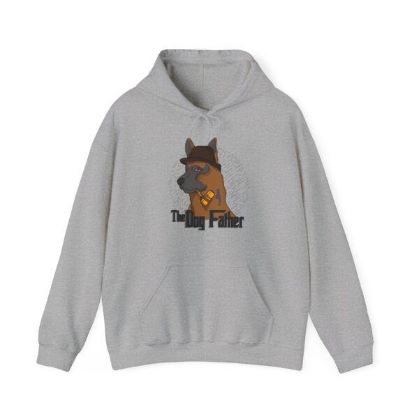 Stylish Print for Father of Dog : Men's Graphic printed Hooded Sweatshirt - Image 9