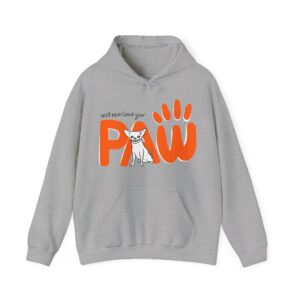 Dog Paw: Women's Hooded Sweatshirt