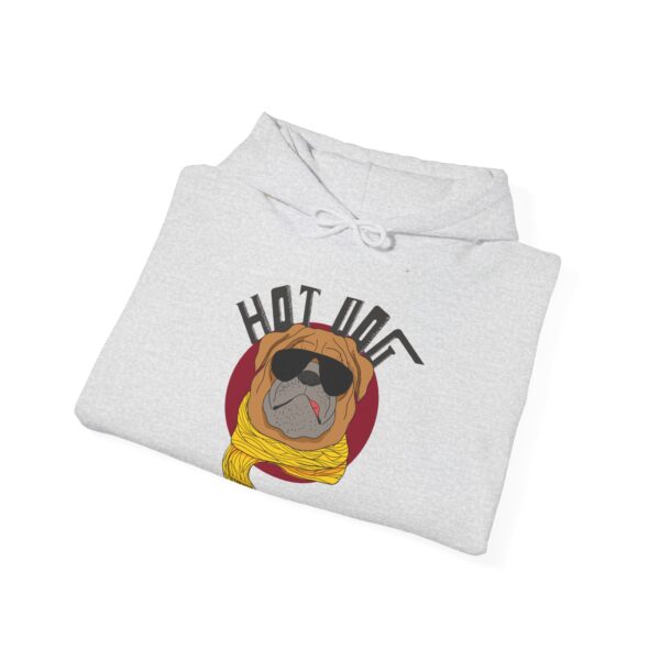Hot Dog: Unisex Hooded Sweatshirt - Image 4