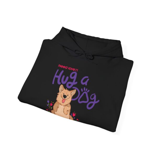 Hug a Dog: Women's Hooded Sweatshirt - Image 8
