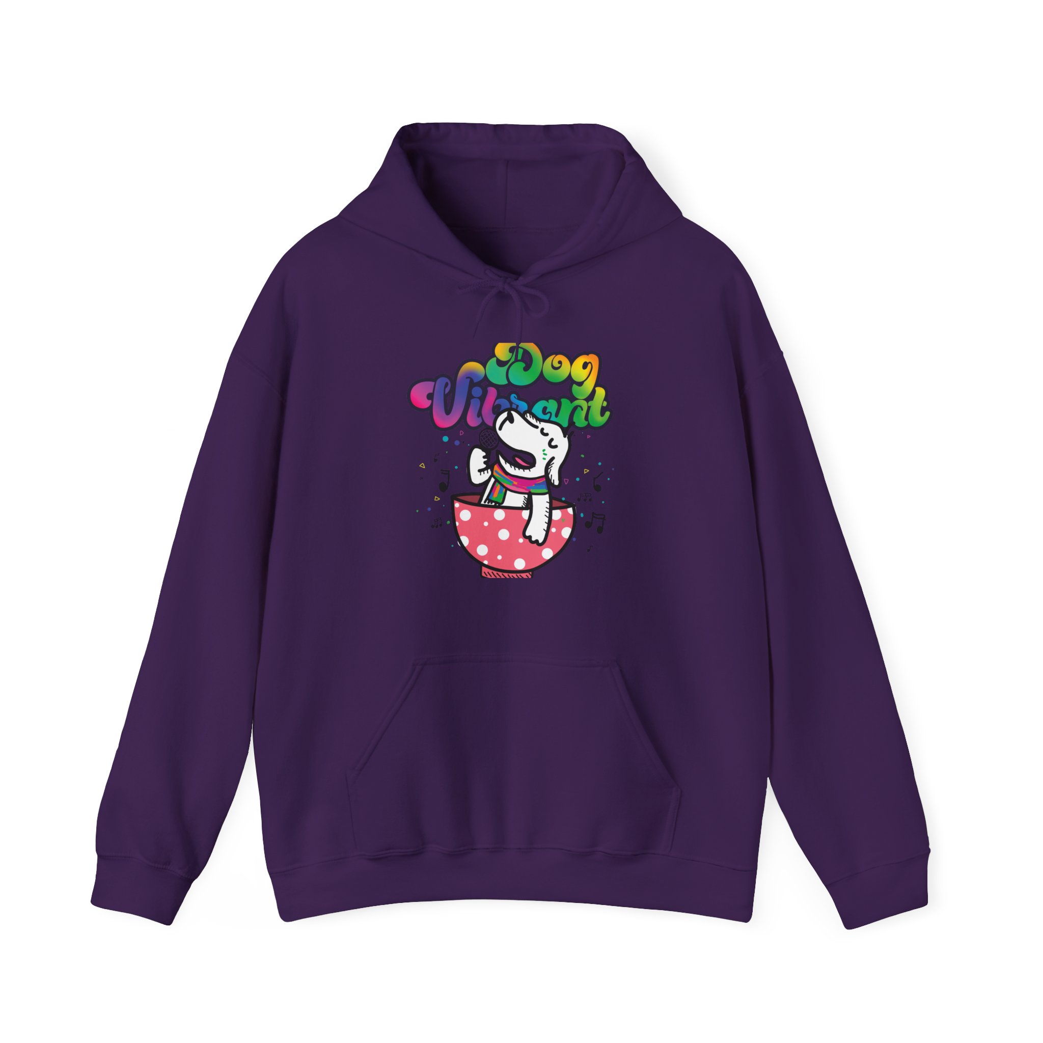 Dog Vibrant: Women's Hooded Sweatshirt - Image 13