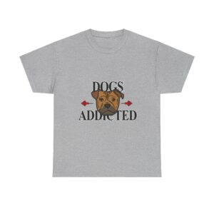 Dog Addicted: Men's Cotton Crew Tee