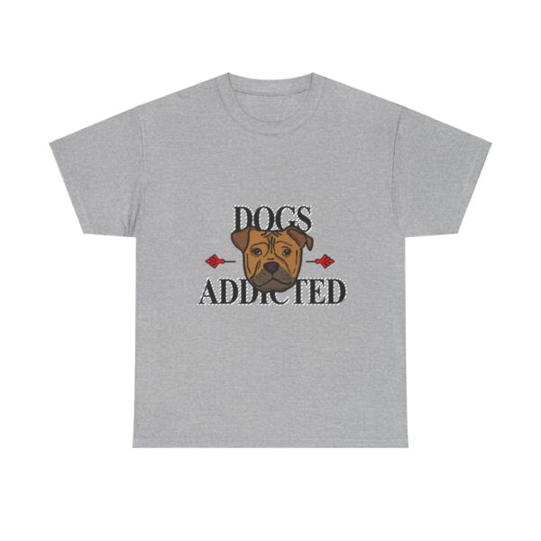 Dog Addicted: Men's Cotton Crew Tee