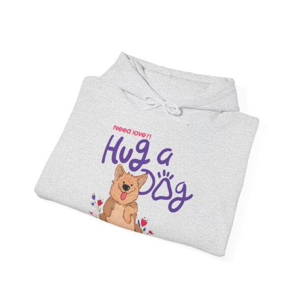 Hug a Dog: Women's Hooded Sweatshirt - Image 4