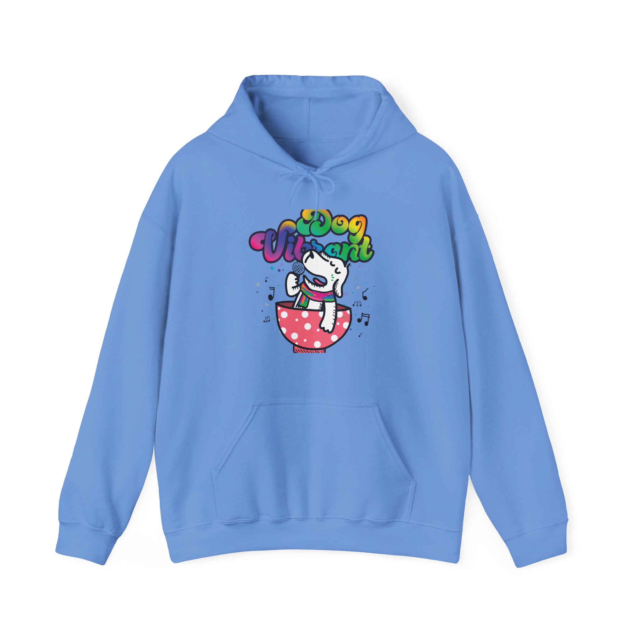 Dog Vibrant: Women's Hooded Sweatshirt - Image 9