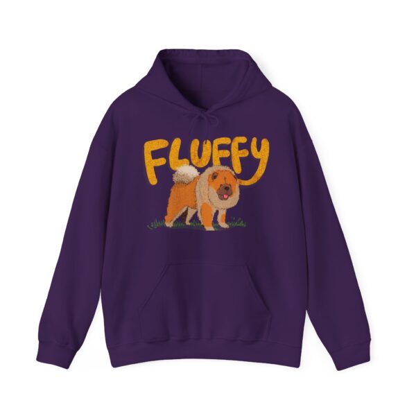 Fluffy Dog: Women's Hooded Sweatshirt - Image 13