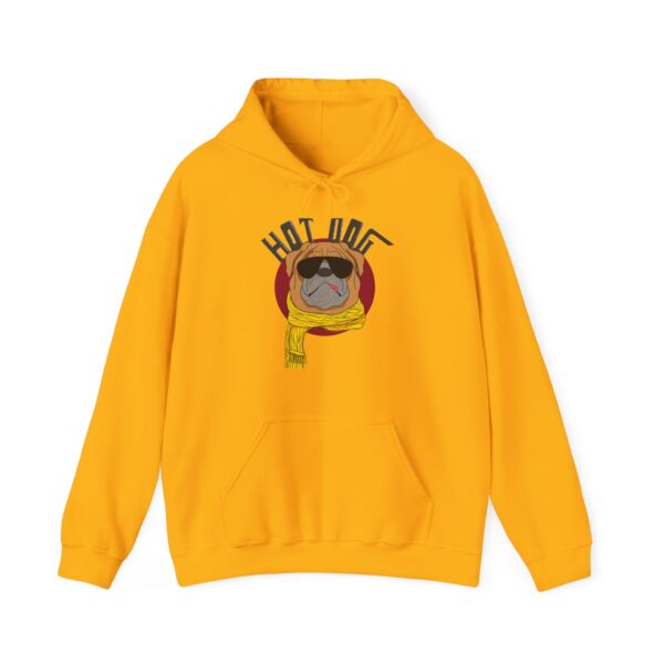 Hot Dog: Unisex Hooded Sweatshirt - Image 5