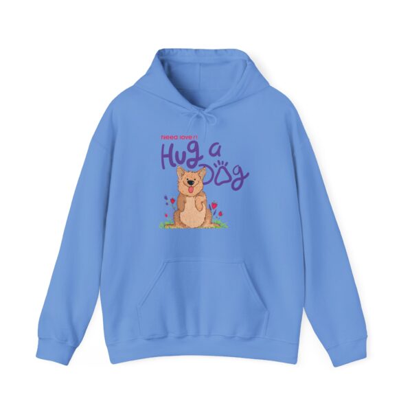 Hug a Dog: Women's Hooded Sweatshirt - Image 9