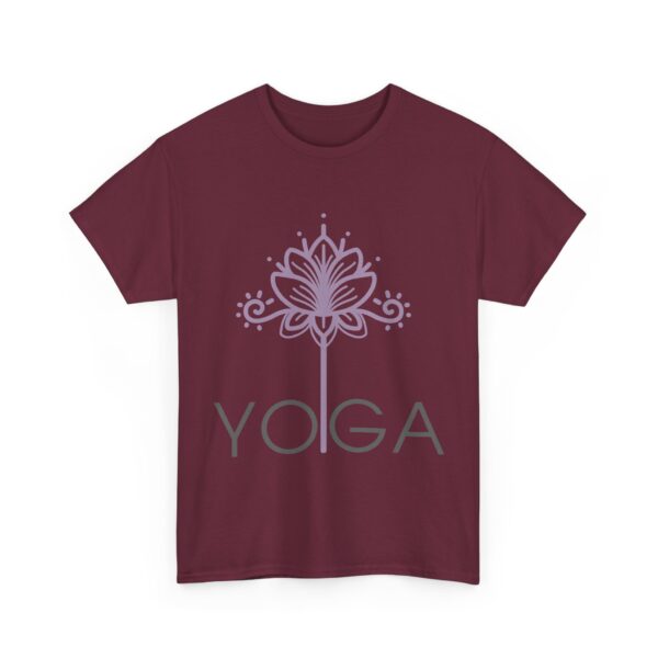 Lightweight Floral Yoga Women's Regular Fit Tee | Perfect for Meditation, Fitness & Relaxation - Image 2