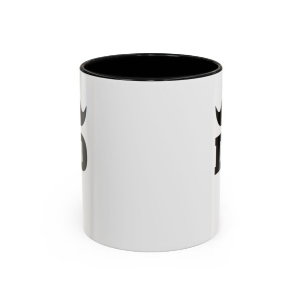 Mustache Marvel: Personalized Two-Tone Mug for the Coolest Dad in Town! - Image 2