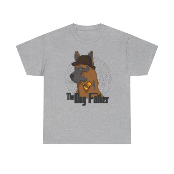 Men's Cotton Crew Tee for Father of Dog