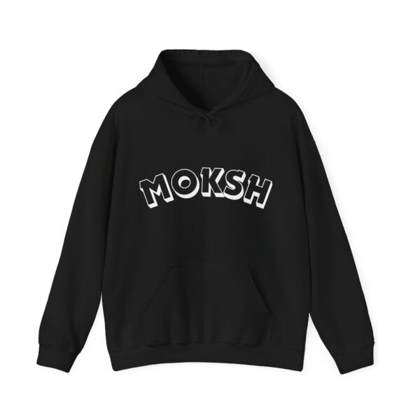 Moksh Black Hooded Sweat Shirt
