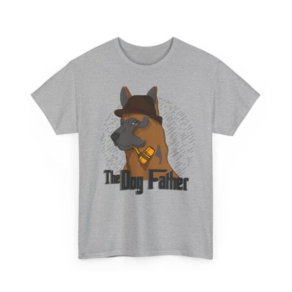 Men's Cotton Crew Tee for Father of Dog - Image 3