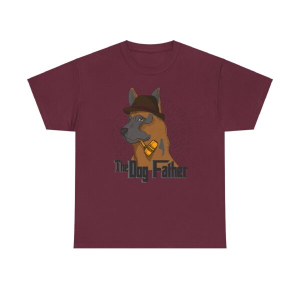 Men's Cotton Crew Tee for Father of Dog - Image 5