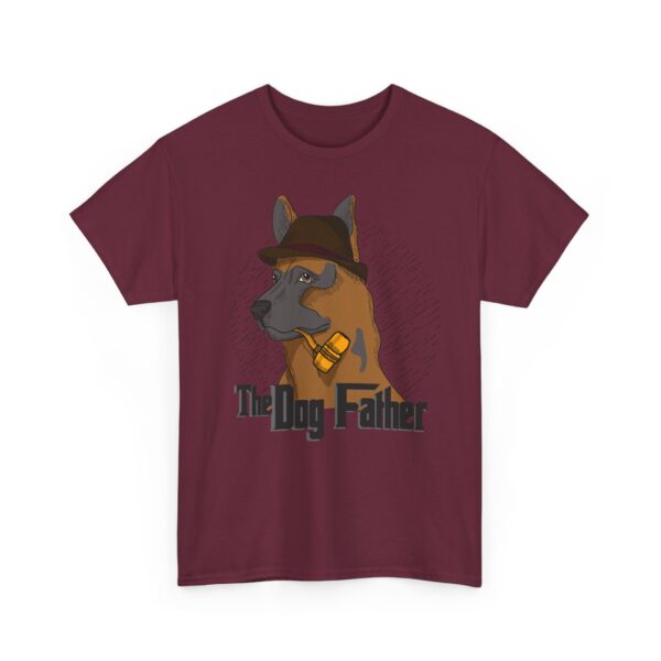 Men's Cotton Crew Tee for Father of Dog - Image 7