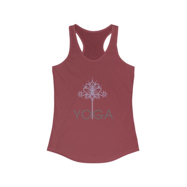 Lightweight Floral Yoga Women's Racerback Tank | Perfect for Meditation, Fitness & Relaxation - Image 7