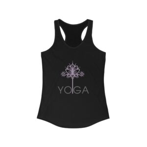 Lightweight Floral Yoga Women's Racerback Tank | Perfect for Meditation, Fitness & Relaxation